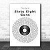 The Alarm Sixty Eight Guns Vinyl Record Song Lyric Quote Print