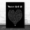 Simply Red You've Got It Black Heart Song Lyric Music Wall Art Print