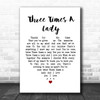 The Commodores Three Times A Lady Heart Song Lyric Quote Print