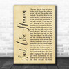 The Cure Just Like Heaven Rustic Script Song Lyric Quote Print