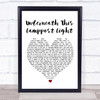 The King Blues Underneath This Lamppost Light Heart Song Lyric Quote Print