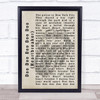 The Rolling Stones Doo Doo Doo Doo Doo (Heartbreaker) Shadow Song Lyric Print