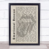 The Rolling Stones Emotional Rescue Shadow Song Lyric Quote Print