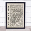 The Rolling Stones Get Off My Cloud Shadow Song Lyric Quote Print