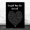 Could You Be Loved Bob Marley Black Heart Song Lyric Music Wall Art Print