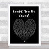 Could You Be Loved Bob Marley Black Heart Song Lyric Music Wall Art Print