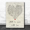 Thin Lizzy Still In Love With You Script Heart Quote Song Lyric Print