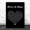 Vance Joy Mess Is Mine Black Heart Song Lyric Quote Print