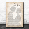 Vince Gill Look At Us Man Lady Bride Groom Wedding Song Lyric Poster Print