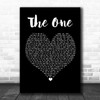 Backstreet Boys The One Black Heart Song Lyric Poster Print