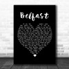 Barnbrack Belfast Black Heart Song Lyric Poster Print