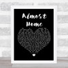 Alex & Sierra Almost Home Black Heart Song Lyric Music Wall Art Print