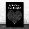 Alexander O'Neal If You Were Here Tonight Black Heart Song Lyric Music Wall Art Print