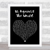 Coldplay Us Against The World Black Heart Song Lyric Poster Print