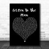 George Ezra Listen To The Man Black Heart Song Lyric Poster Print