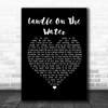 Helen Reddy Candle On The Water Black Heart Song Lyric Poster Print