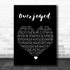 Matchbox 20 Overjoyed Black Heart Song Lyric Poster Print