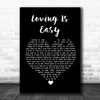Rex Orange County Loving Is Easy Black Heart Song Lyric Poster Print