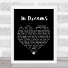 Roy Orbison In Dreams Black Heart Song Lyric Poster Print