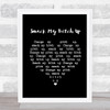 The Prodigy Smack My Bitch Up Black Heart Song Lyric Poster Print