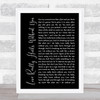 Billy Ocean Love Really Hurts Without You Black Script Song Lyric Poster Print