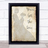 Florence + The Machine You've Got The Love Man Lady Dancing Song Lyric Poster Print