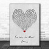 Neil Diamond Forever In Blue Jeans Grey Heart Song Lyric Poster Print