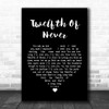 Donny Osmond Twelfth Of Never Black Heart Song Lyric Music Wall Art Print