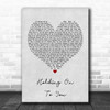 Twenty One Pilots Holding On To You Grey Heart Song Lyric Poster Print