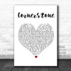 Arctic Monkeys Cornerstone White Heart Song Lyric Poster Print