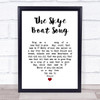 Bear McCReary The Skye Boat Song White Heart Song Lyric Poster Print