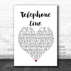 Electric Light Orchestra Telephone Line White Heart Song Lyric Poster Print