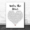 John Legend Under The Stars White Heart Song Lyric Poster Print