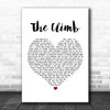 Miley Cyrus The Climb White Heart Song Lyric Poster Print