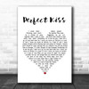 New Order Perfect Kiss White Heart Song Lyric Poster Print