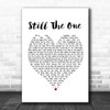 Orleans Still The One White Heart Song Lyric Poster Print