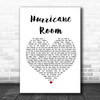 The Blessing Hurricane Room White Heart Song Lyric Poster Print