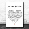 The Stone Roses This Is The One White Heart Song Lyric Poster Print