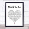 The Stone Roses This Is The One White Heart Song Lyric Poster Print