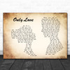 Ben Howard Only Love Man Lady Couple Song Lyric Poster Print