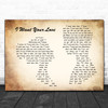 CHIC I Want Your Love Man Lady Couple Song Lyric Poster Print