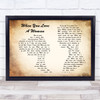 Journey When You Love A Woman Man Lady Couple Song Lyric Poster Print