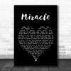 Foo Fighters Miracle Black Heart Song Lyric Music Wall Art Print