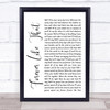 Kelly Osbourne feat. Ozzy Osbourne Changes Rustic Script Song Lyric Poster Print