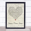 Dr. Hook Years From Now Script Heart Song Lyric Poster Print
