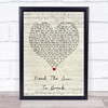 James Bay Need The Sun To Break Script Heart Song Lyric Poster Print