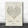 Philip Oakey & Giorgio Moroder Together in Electric Dreams Script Heart Song Lyric Poster Print