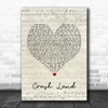 Twin Atlantic Crash Land Script Heart Song Lyric Poster Print