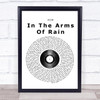 HIM In The Arms Of Rain Vinyl Record Song Lyric Poster Print