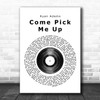 Ryan Adams Come Pick Me Up Vinyl Record Song Lyric Poster Print